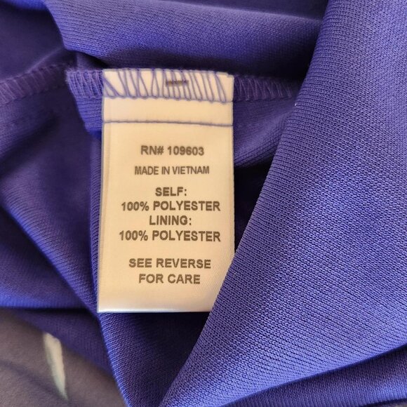 NEW Rabbit Rabbit Rabbit Sz 6P Flutter Sleeves Asymmetrical Dress Tropical Leaf - Picture 10 of 11